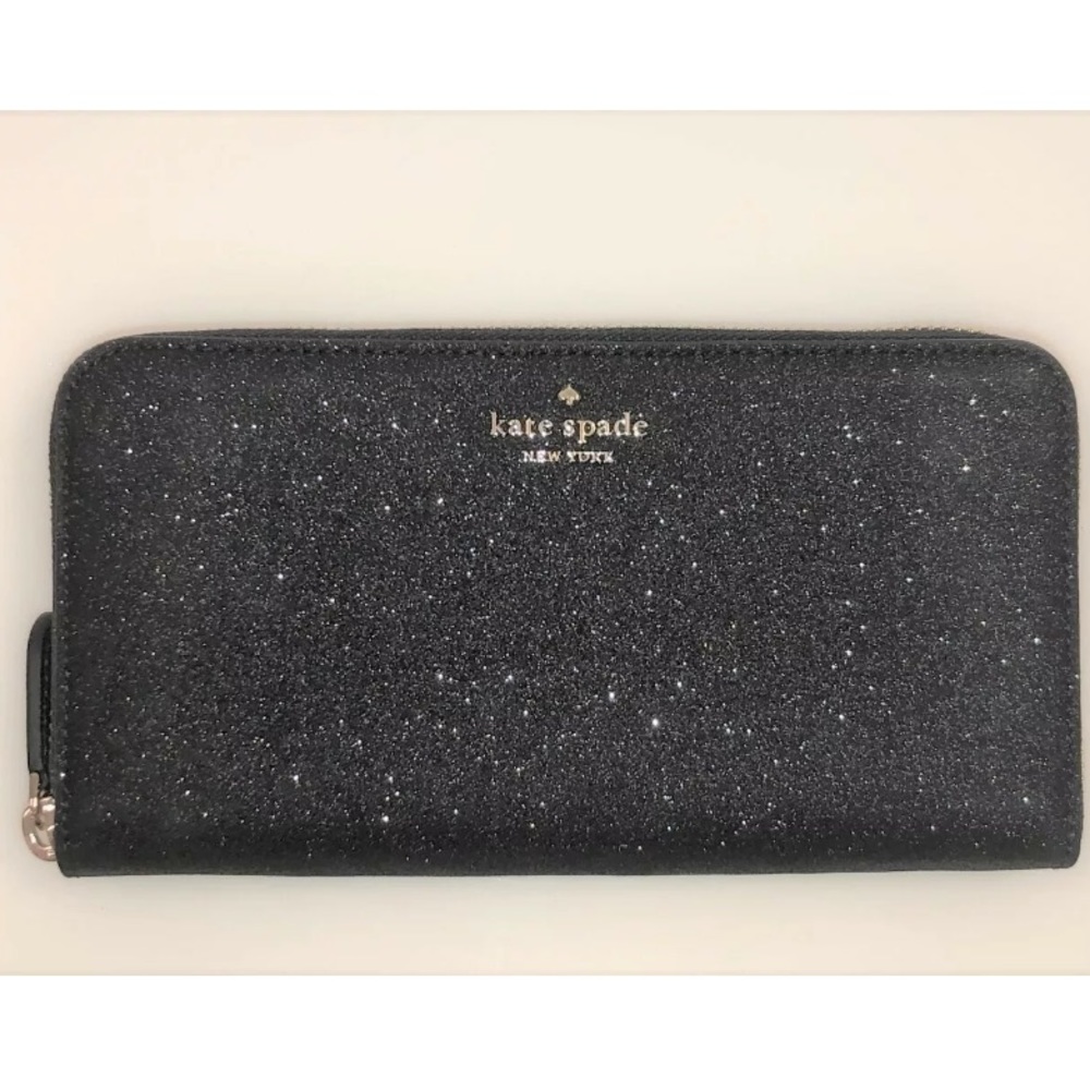 Kate Spade Lola Large Continental Glitter Wallet